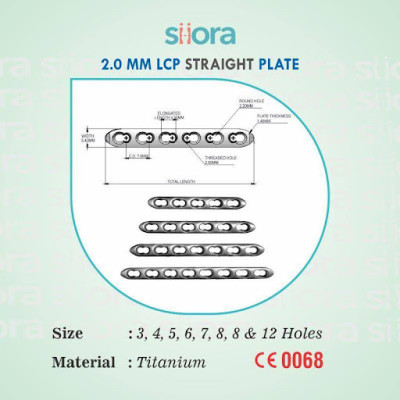 2.0 mm LCP Straight Plate Profile Picture