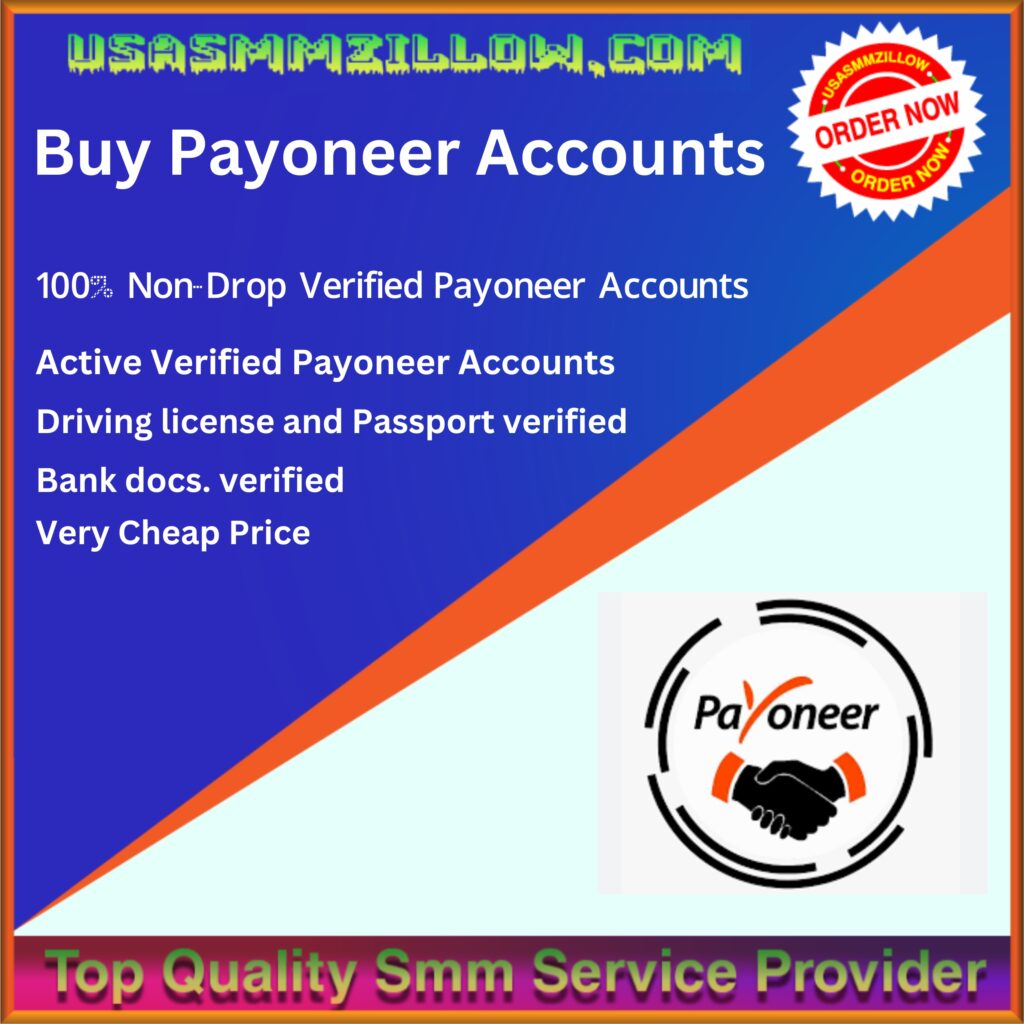 Buy Payoneer Accounts - 100% Positive