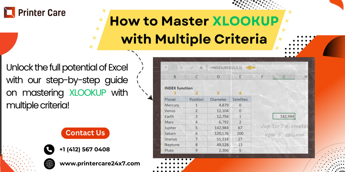 XLOOKUP with Multiple Criteria |+1 (412) 567 0408