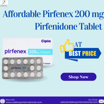Affordable Pirfenex 200 mg Pirfenidone Tablet Profile Picture