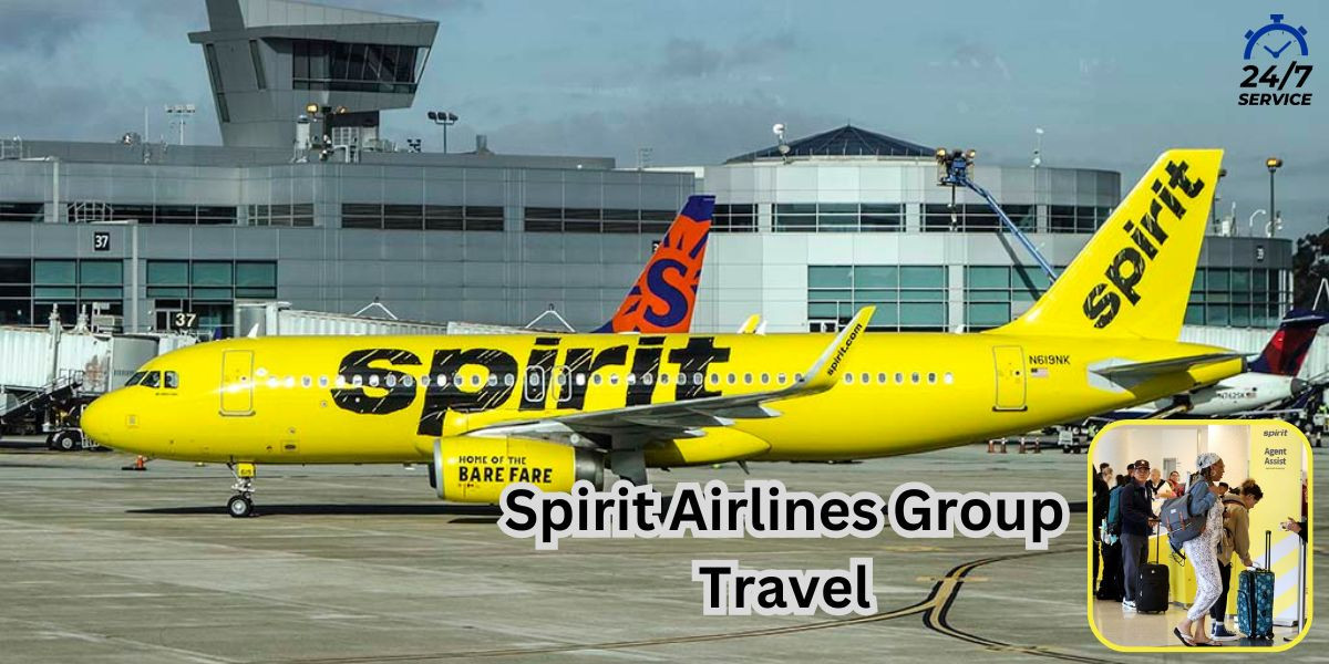 How can I make a group booking with Spirit Airlines?