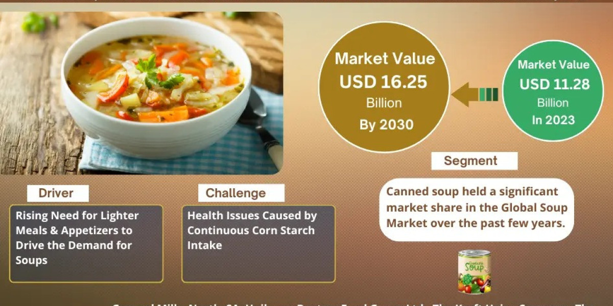 Soup Market Surpasses USD 11.28 Billion Value in 2023, Projected to Achieve Remarkable 3.85% CAGR Growth | Nestle SA, Un