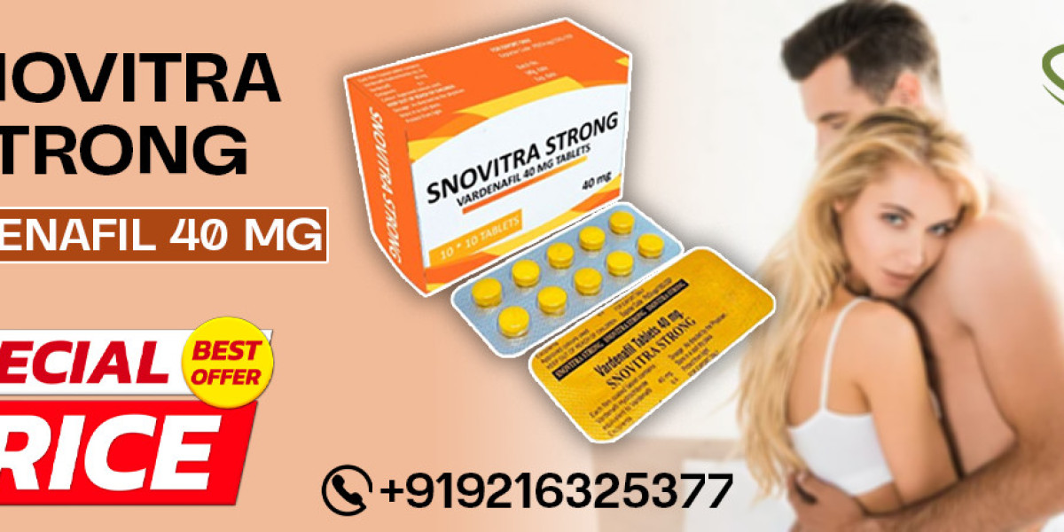 A Reliable Solution for Male Erectile Dysfunction With Snovitra Strong