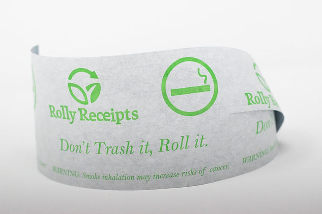 Smokeable Receipt Paper | Smokeable Receipt Paper Roll | Rolly Receipts