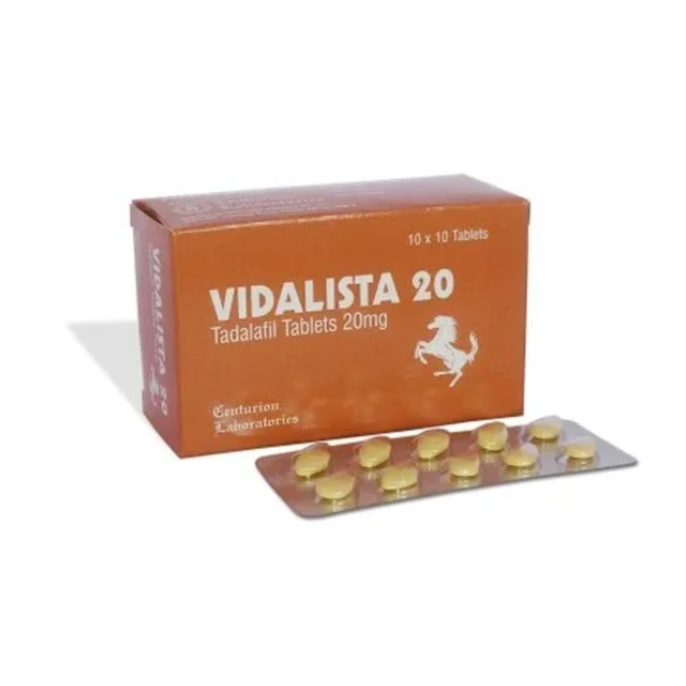 Vidalista 20 Mg (Tadalafil) | Use, Side Effects, Dosage, USA