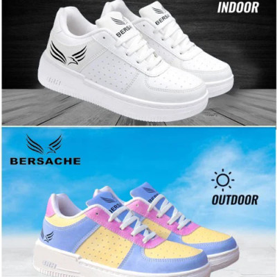 Buy Now: Lightweight Color Changing Sports Running Shoes for Women White  || Bersache Profile Picture