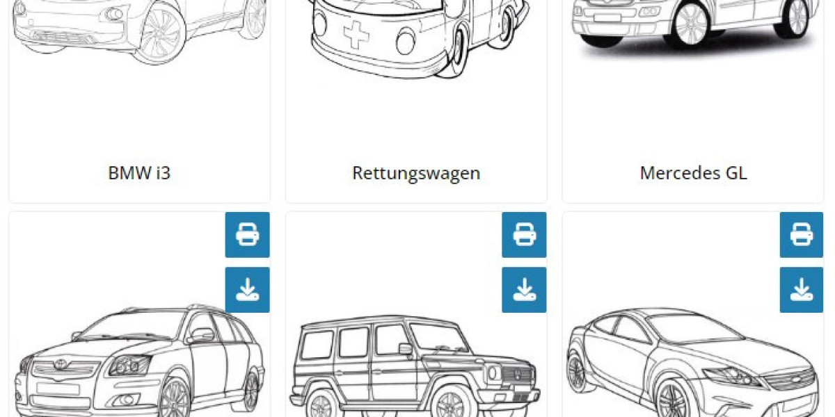 Ausmalbilder von Autos zum Herunterladen: Entdecke kostenlose Vorlagen für alle Altersgruppen