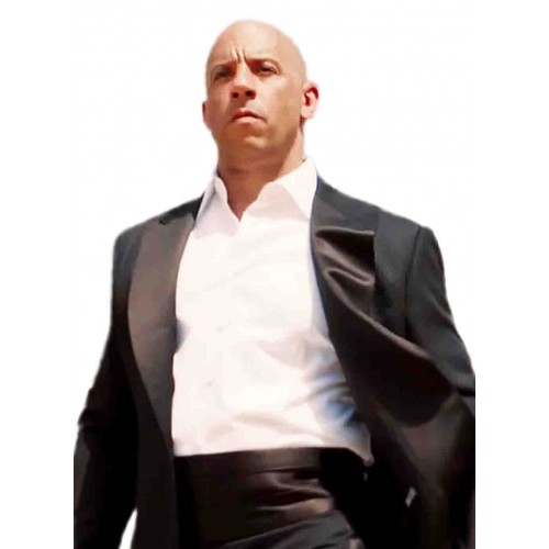 Vin Diesel Furious 7 Peak Lapel Tuxedo