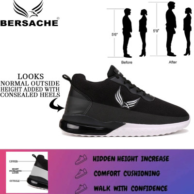 Buy Now Lightweight Sports Running Shoes for Men Black Profile Picture