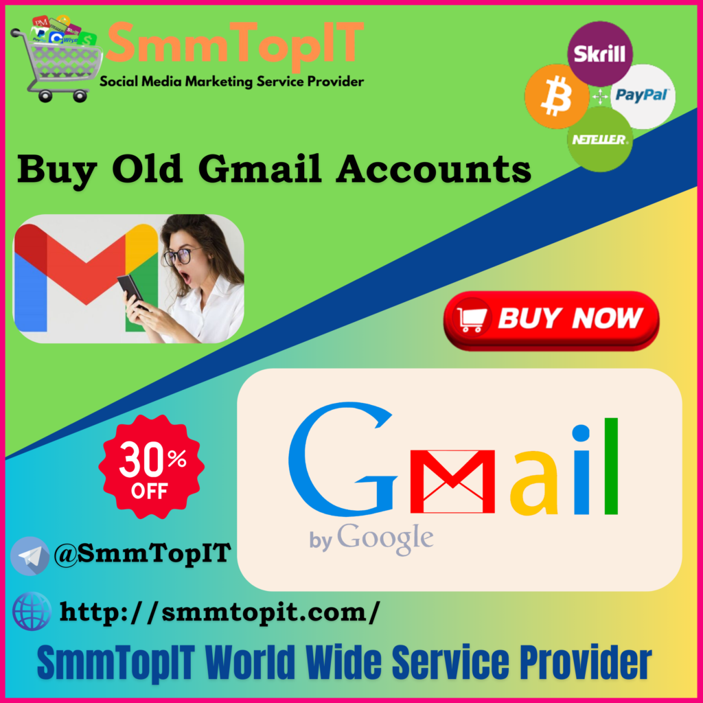 Buy Old Gmail Accounts - Old Or New, 100% PVA Verified Accounts