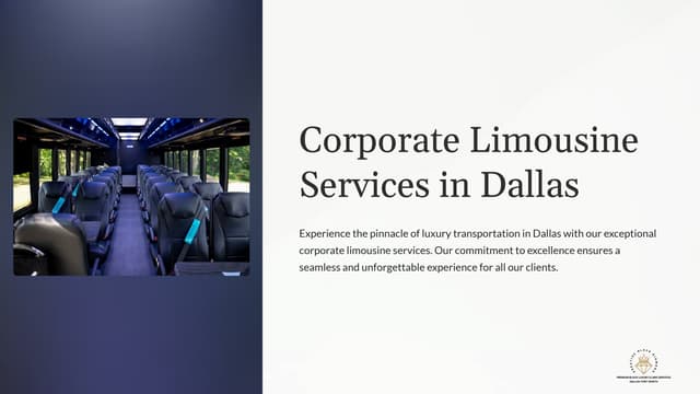 Corporate Limousine Services in Dallas, TX | PPT