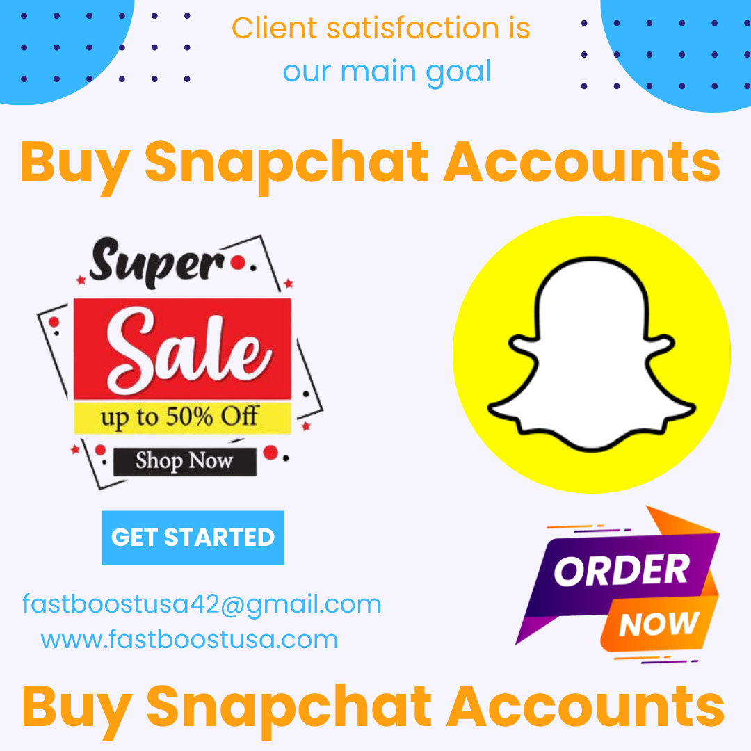 Buy Snapchat accounts | High-Quality & Verified Accounts