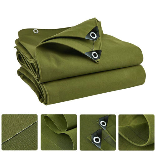 Green Waterproof Canvas Tarpaulins Canvas Tarpaulinz - Tarpaulinz