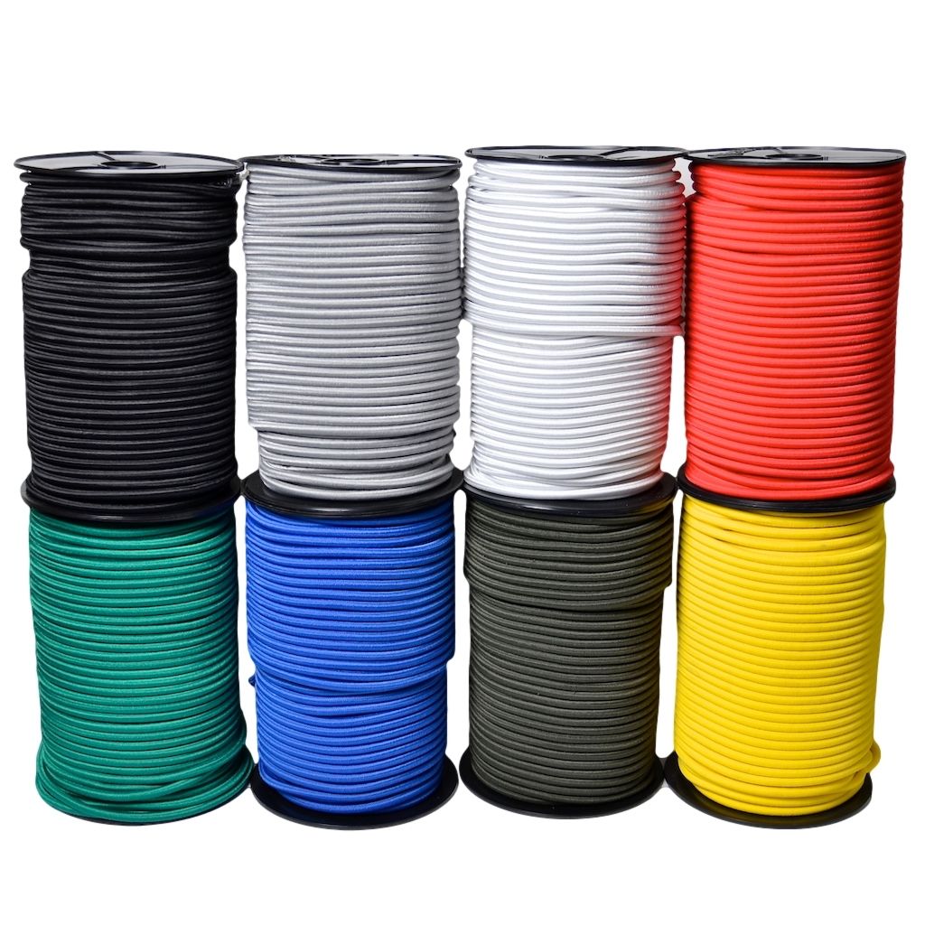 6mm Elastic Shock Cord Ropes - Tarpaulinz