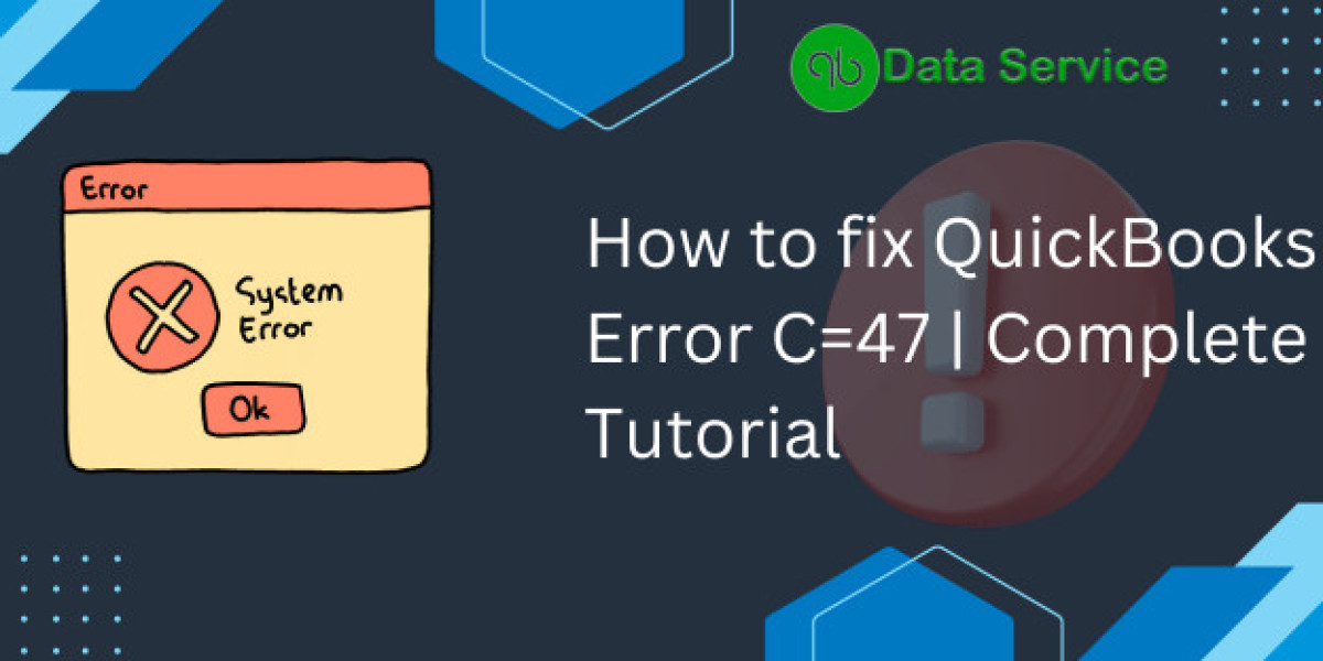 How to fix QuickBooks Error C=47 | Complete Tutorial