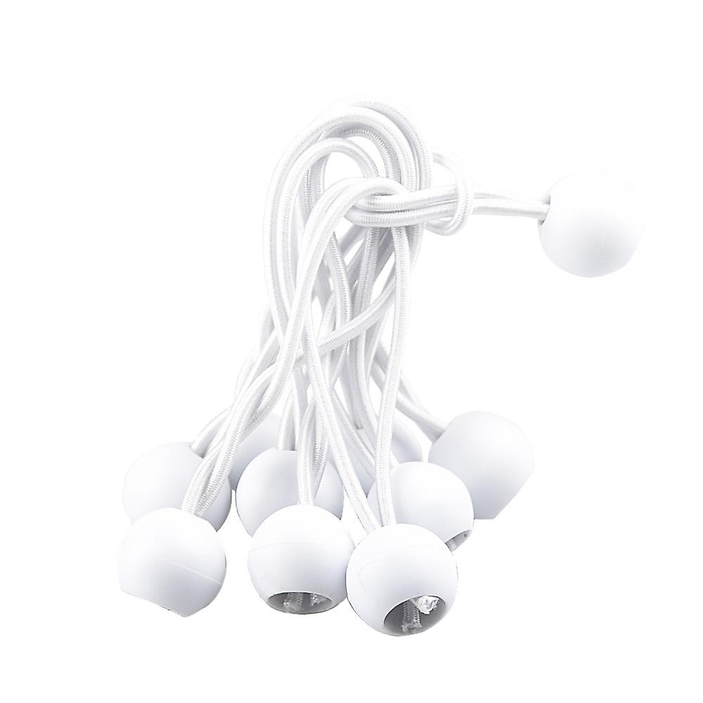 Premium White Ball Bungees - 30cm - Tarpaulinz