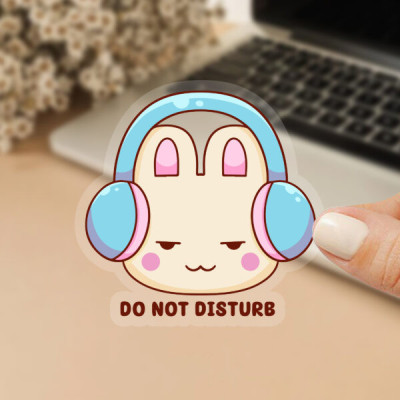 Bunny Do Not Disturb Sticker Profile Picture